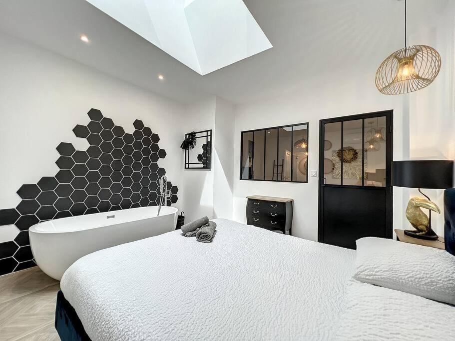 Loft Raffine Et Chic Au Calme Proche Du Centre De Beziers Et Des Plages Apartment Boujan-sur-Libron Bagian luar foto